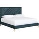 Elizio Danny Teal Bed, King